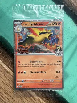 Destined Rivals SEALED STAFF Stamped Prerelease Promo Set - All 4 Cards - Image 3