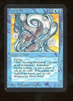 Auction #2 1993 MTG Magic The Gathering Alpha Wall of Air - Image 1