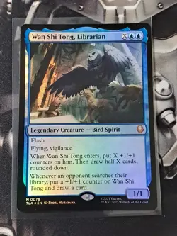 Magic: The Gathering Wan Shi Tong, Librarian 0078 Avatar TLA FOIL - Image 1