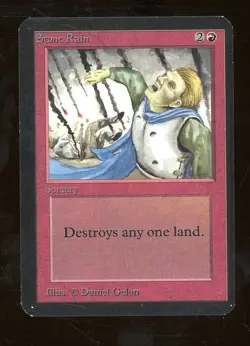1993 MTG Magic The Gathering Alpha Stone Rain - Image 1
