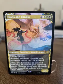 Drana and Linvala Showcase March of the Machine Rare Card NM Condition - Image 1