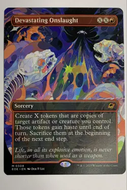 Devastating Onslaught (Borderless) Edge of Eternities Regular - Image 1