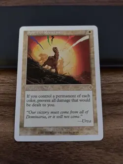 MTG Magic 1x WHITE BORDER ALTER Spirit of Resistance (Invasion) x1 - Image 1