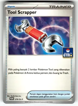 Pokemon Indonesian Scarlet & Violet GYM Kartu Promo Tool Scrapper 279/SV-P - Image 1