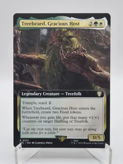 Treebeard, Gracious Host (LTC 153 - Extended Art) MTG: Lord of the Rings - NM/M - Image 1