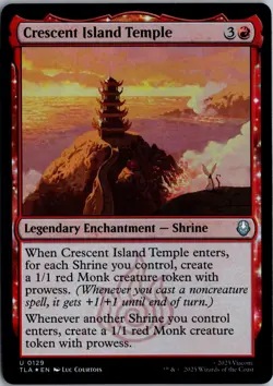 Crescent Island Temple U Avatar: The Last Airbender 129 NM Foil Magic - Image 1