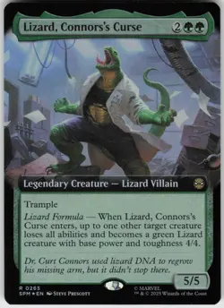 Foil Lizard, Connors's Curse (Extended Art) 265 Marvel's Spider-Man R - Image 1