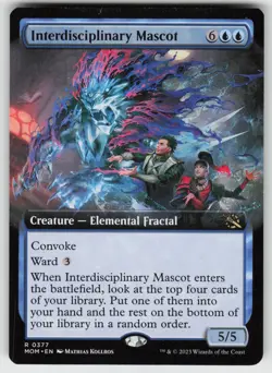 MP-01 Played Interdisciplinary Mascot (Extended Art) 377 March of the Machine R - Image 1