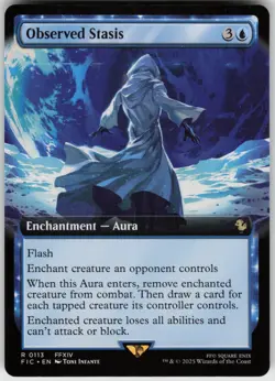 Observed Stasis (Extended Art) 113 Commander: FINAL FANTASY R - Image 1