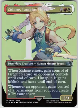 Foil Zidane, Tantalus Thief (Borderless) 405 FINAL FANTASY U - Image 1