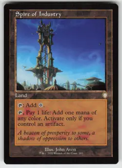 MP-01 Played Spire of Industry (Retro Frame) 203 Commander: The Brothers' War R - Image 1