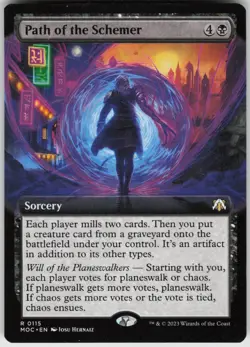 MP-01 Played Path of the Schemer (Extended Art) 115 Commander: March of the Mach - Image 1