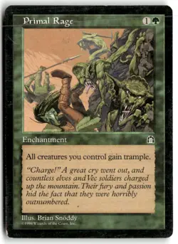 MTG Primal Rage - Stronghold Heavily Played English - Image 1