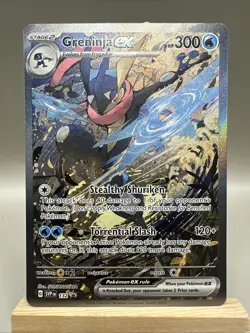 Pokemon TCG Scarlet & Violet Promo Cards Greninja ex 132 Holo NM - Image 1