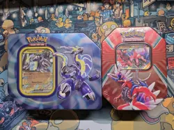 Pokemon Miraidon ex & Koraidon ex Tin Bundle (2 Tins) Sealed Scarlet & Violet - Image 1