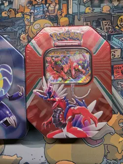 Pokemon Miraidon ex & Koraidon ex Tin Bundle (2 Tins) Sealed Scarlet & Violet - Image 4