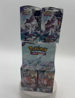 Lot of (6) Pokemon TCG Sword & Shield Chilling Reign Booster Boxes SEALED NEW - Image 2