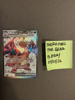 Charizard ex Paldean Fates Shiny Rare Full Art Holo Pokemon TCG NM/M - Image 1