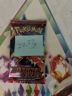 (VERY HEAVY) 22.27g Pokemon TCG Destined Rivals Booster Pack (SEALED)✅ - Image 2