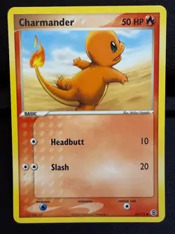Pokemon EX FireRed & LeafGreen Charmander Common (58/112) NM/LP - Image 1