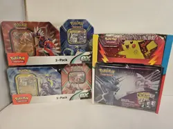 Set Of 3 Pokemon Miraidon & Koraidon ex 2-Pack Booster Packs & Chest+Pencilcase - Image 1