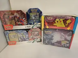 Set Of 3 Pokemon Miraidon & Koraidon ex 2-Pack Booster Packs & Chest+Pencilcase - Image 2