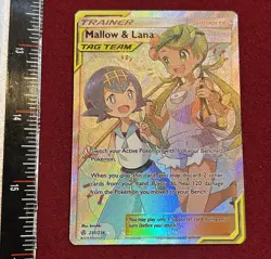 2019 Pokemon Sun & Moon, Cosmic Eclipse, Mallow & Lana, Tag Team 231/236 - Image 2