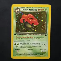 Pokemon TCG | Dark Vileplume Holo 1st Edition Team Rocket 2000 | LP - Image 1