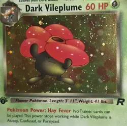 Pokemon TCG | Dark Vileplume Holo 1st Edition Team Rocket 2000 | LP - Image 2
