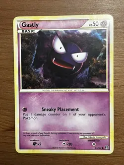 Pokemon - Gastly #63/102 - Triumphant Common - Image 1