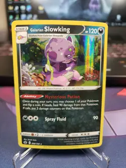 Galarian Slowking 098/198 -⭐Chilling Reign:🌒 Holo Rare NM Pokemon TCG - Image 1