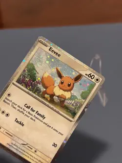Pokemon Eevee SVPen 043 Black Star Promo Cosmic Holo - Image 2