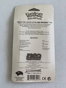 Pokemon Neo Discovery Blister Pack Umbreon Artwork WOTC Factory Sealed - Image 2