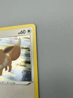 Pokemon TCG Eevee SWSH190 Sword & Shield Black Star Promo Cosmos Holo Nice! - Image 4