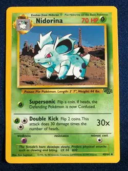 POKEMON JUNGLE #40/64 NIDORINA UNLIMITED UNCOMMON 2-FOR-1 - Image 3