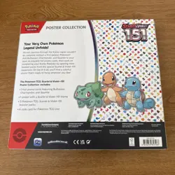 Pokemon TCG Scarlet & Violet 151 Poster Collection. Factory Sealed. - Image 2