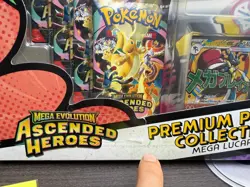 Pokemon TCG: Mega Lucario Premium Poster Collection Ascended Heroes -Sealed/NEW - Image 3