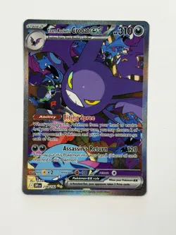 Pokemon TCG Team Rockets Crobat Ex 234/182 Special Illustration Destined Rivals - Image 1