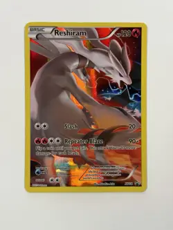 Pokemon TCG Reshiram XY74 Black Star Promo Legendary Collection XY Moderately - Image 1