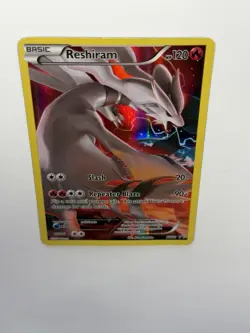 Pokemon TCG Reshiram XY74 Black Star Promo Legendary Collection XY Moderately - Image 5