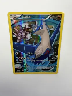 Pokemon TCG Latios XY79 Black Star Promo Full Art Promo XY Moderately Played - Image 5