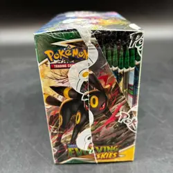 #1 Pokemon TCG SWSH Evolving Skies Booster Box Sealed w/ Acrylic Case - Image 4