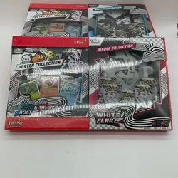 Lot of (4) Pokemon TCG 2-Pack Unova Poster + Black/White Binder Collection NEW - Image 2