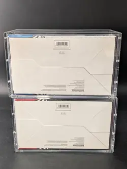 2x Pokemon SV10.5 Black Bolt White Flare Sealed Booster Bundle Display W/Acrylic - Image 2