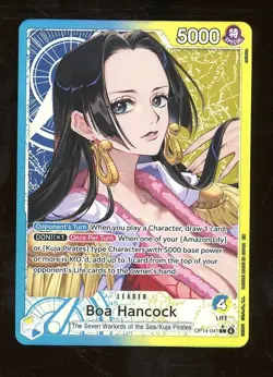 One Piece English OP14-EB04 Boa Hancock Alternate Art Leader #041 - Image 1