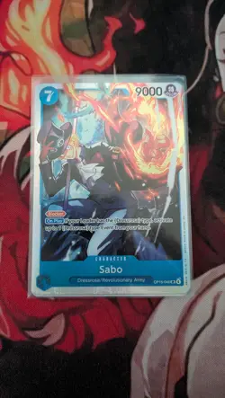 Sabo OP15-046 Super Rare Adventure on Kami's Island One Piece Foil Near Mint - Image 1