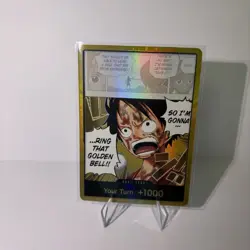 One Piece Gold DON!! OP15 ENGLISH Luffy Golden Bell - Adventure On Kamis Island - Image 1