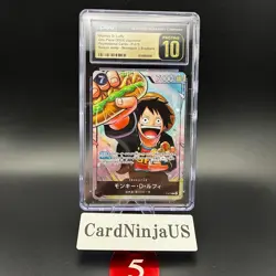 CGC PRISTINE 10 MONKEY D. LUFFY #P-075 SAIKYO JUMP PROMO 2024 ONE PIECE JPN 5 - Image 1