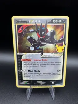 Pokemon TCG Greninja Gold Star SWSH144 Sword & Shield Black Star Promo A - Image 1