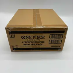 One Piece TCG OP-11 A Fist Of Divine Speed Booster Box Case SEALED ENGLISH - Image 1